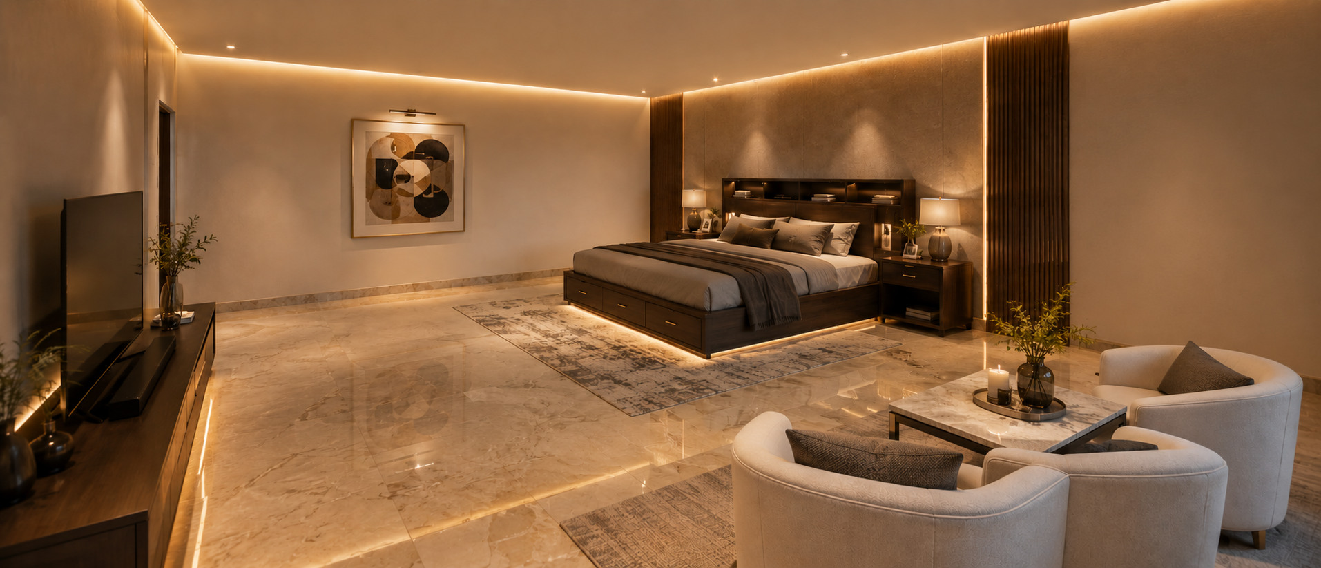 The Ivory Residence — Interior Rendering